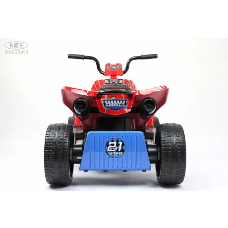 Квадроцикл RiverToys T555TT красный паук - Фото 3