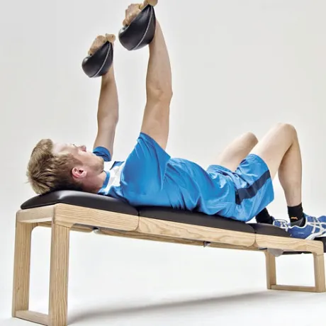 Универсальная скамья 3-в-1 NOHrD TriaTrainer орех, натуральная кожа - Фото 7