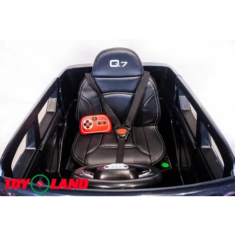 Электромобиль ToyLand Audi Q7 высокая дверь черный - Фото 8