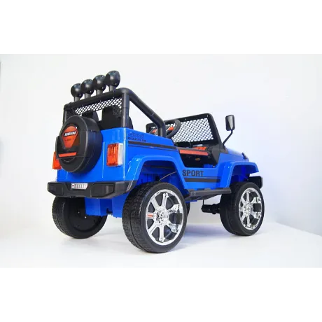 Электромобиль RiverToys JEEP T008TT (синий) - Фото 18