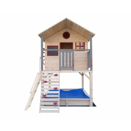 Детский деревянный городок DFC DKW298 (7 коробов + горка) - Фото 2