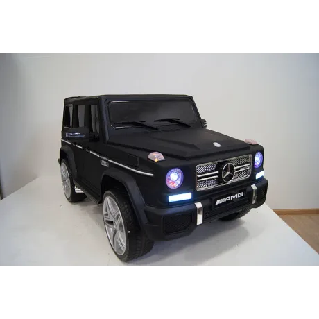 Электромобиль RiverToys Mercedes-Benz G65 AMG черный матовый - Фото 21