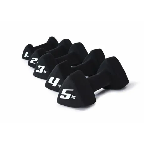 Гантель трехгранная неопреновая Adidas 5 кг