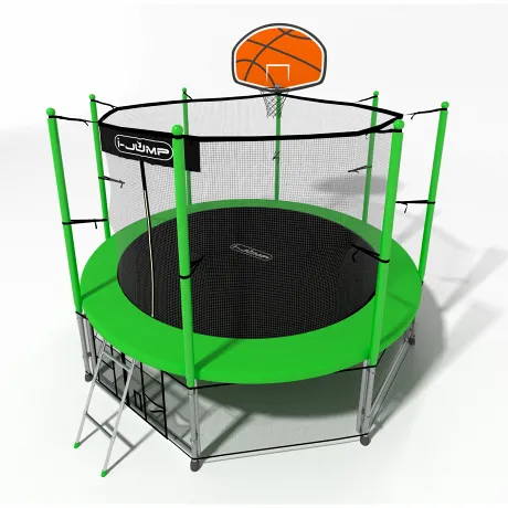 Батут i-Jump Basket 12ft green - Фото 6