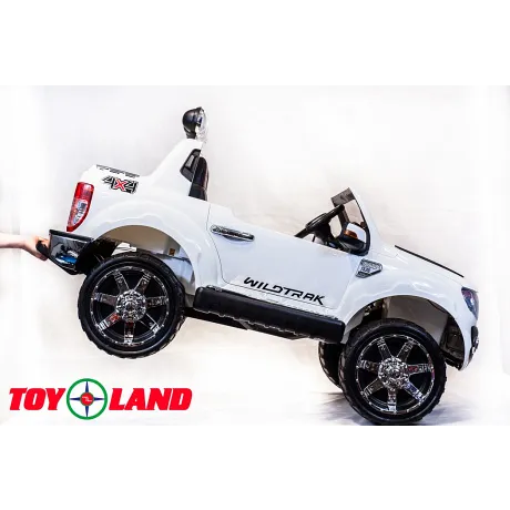 Электромобиль ToyLand Ford Ranger белый - Фото 8