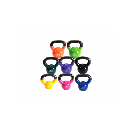 Набор гирь Body Solid 56,6 кг (125LB) цветных обрезиненных - Фото 2