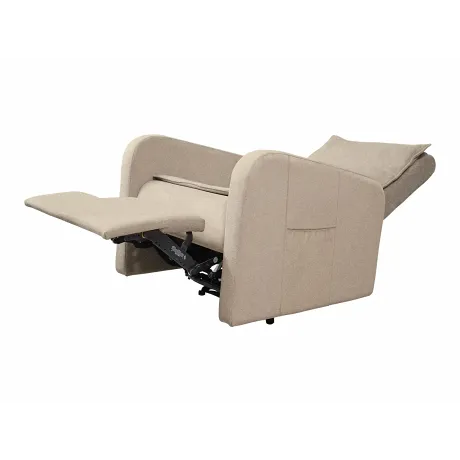 Массажное кресло реклайнер с электроприводом FUJIMO E-COMFORT CHAIR F3005 FEF Ваниль (Sakura 4) - Фото 11