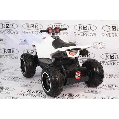 Квадроцикл RiverToys T777TT WHITE - Фото 3