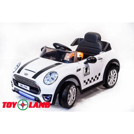 Электромобиль ToyLand Mini Cooper HL 198 белый