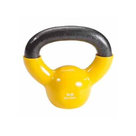 Гиря Body Solid 2,3 кг (5lb) обрезиненная желтая