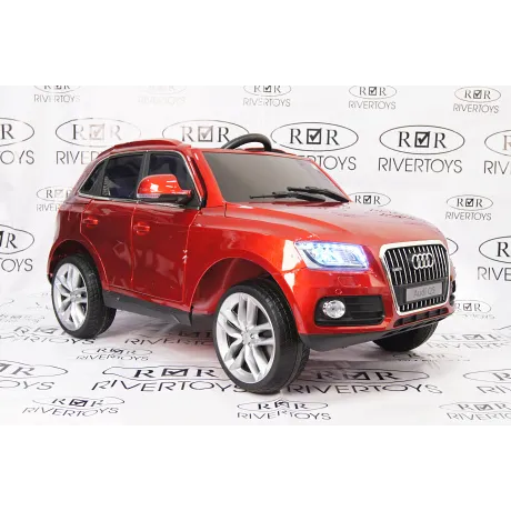 Электромобиль RiverToys AUDI Q5 Cherry - Фото 3