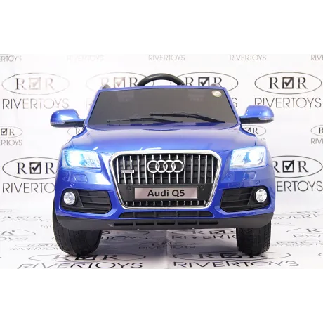 Электромобиль RiverToys AUDI Q5 Blue - Фото 20