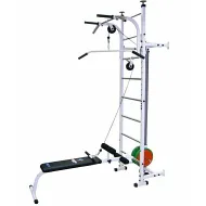 Шведская стенка Элит с приставкой тяга верхняя-нижняя Vsport СТ-001.9 + СТ-001