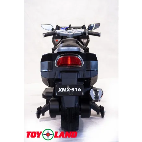 Электромотоцикл ToyLand Moto XMX 316 черный - Фото 7