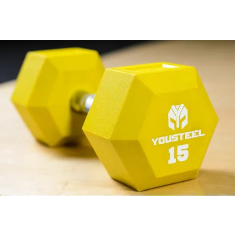Гантель Yousteel PU 15 кг желтый