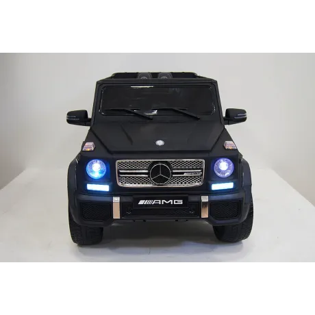 Электромобиль RiverToys Mercedes-Benz G65 AMG черный матовый - Фото 8