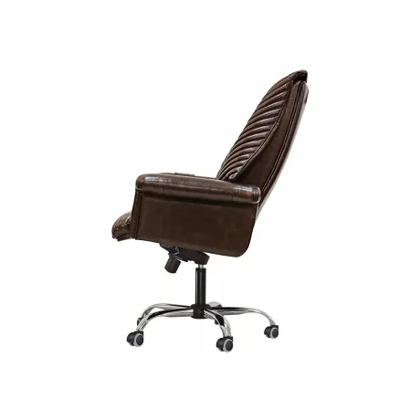 Офисное массажное кресло EGO President EG1005 Шоколад (Арпатек) - Фото 5
