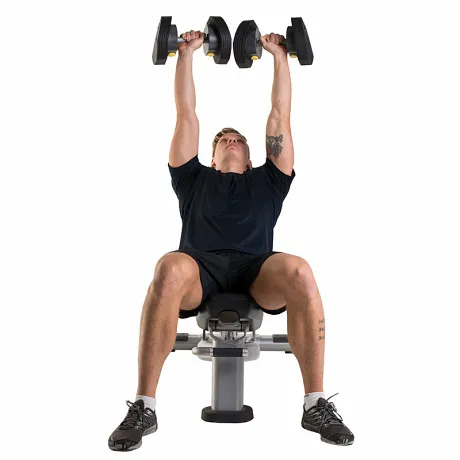 Гантели наборные MX Select MX-55, вес 4.5-24.9 кг, 2 шт без стойки - Фото 8