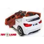 Электромобиль ToyLand BMW X5 белый - Фото 6