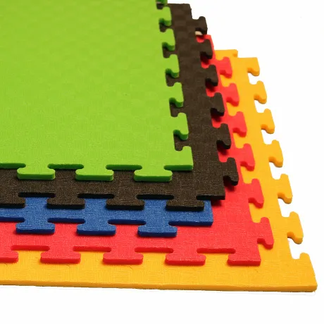 Маты - пазлы для фитнесса и тренажеров DFC 1 элемент Зелёный - Фото 2