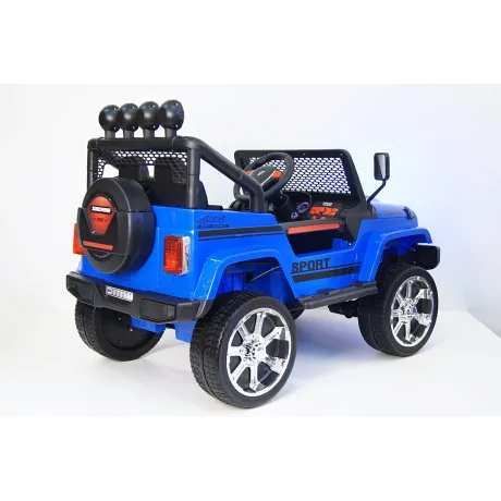 Электромобиль RiverToys JEEP T008TT (синий) - Фото 17