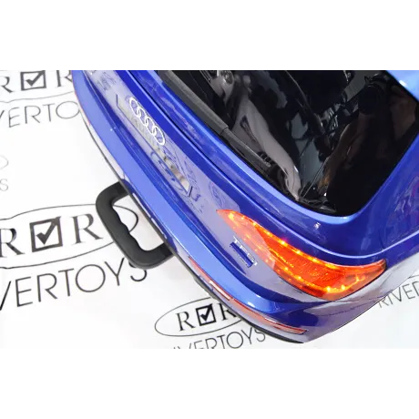 Электромобиль RiverToys AUDI Q5 Blue - Фото 36