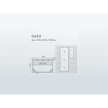 Инфракрасная сауна Kvimol H04-K5 - Фото 5