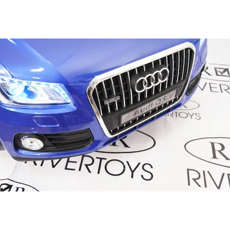 Электромобиль RiverToys AUDI Q5 Blue - Фото 27