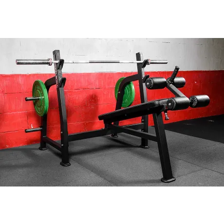 Скамья Yousteel олимпийская с отрицательным углом F-306 - Фото 2