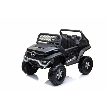 Электромобиль RiverToys Mercedes-Benz Unimog Concept P555BP 4WD (черный глянцевый)
