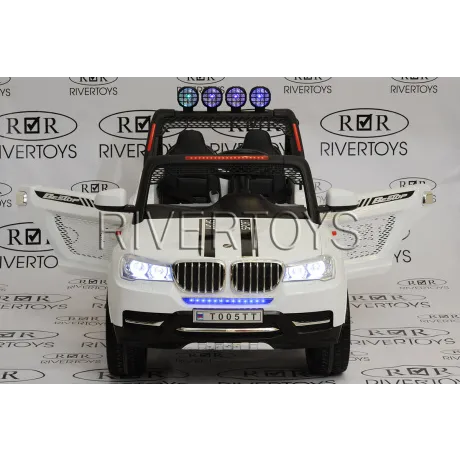 Электромобиль RiverToys BMW T005TT WHITE