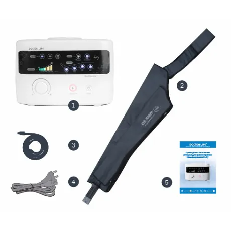 Аппарат для прессотерапии (лимфодренажа) Doctor Life LX-7 + манжета для руки - Фото 4