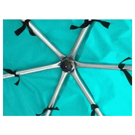 Батут Optifit Like Green 14ft с зеленой крышей - Фото 2