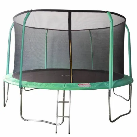 Батут 14FT 4,27м SportElite фиберглас с защитной сеткой внутрь и лестницей GB102011-14FT