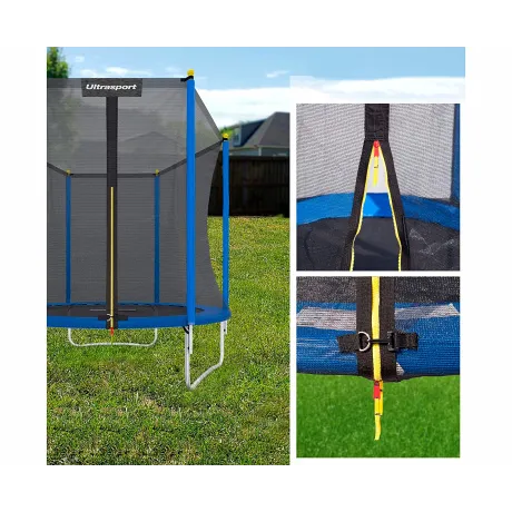 Батут DFC Trampoline STOCK 6 ft ULTRASPORT с внешней защитной сеткой - Фото 11