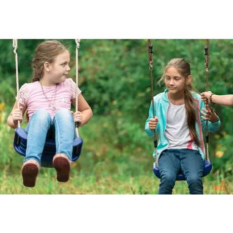 Качели "Выше всех" деревянные - Фото 7