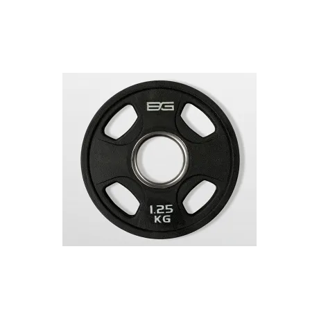 Диск олимпийский обрезиненный черный 1,25 кг BG-PA-PL-P012 - Фото 3