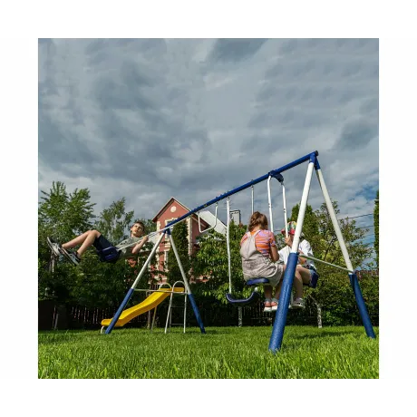 Детский комплекс DFC качели, качели-балансир, горка 74201 - Фото 13
