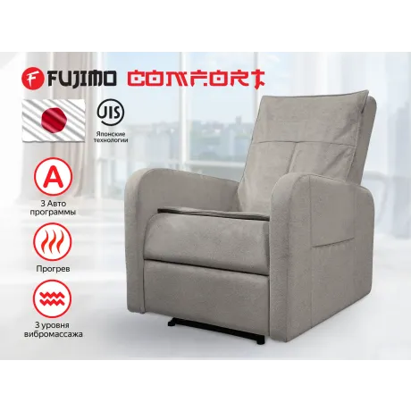 Массажное кресло реклайнер с механическим приводом FUJIMO COMFORT CHAIR F3005 FMF Грейси (Sakura 9)