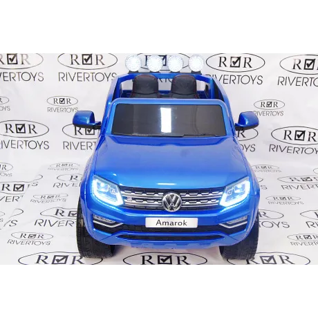 Электромобиль RiverToys VOLKSWAGEN-AMAROK-M999MM Blue - Фото 22
