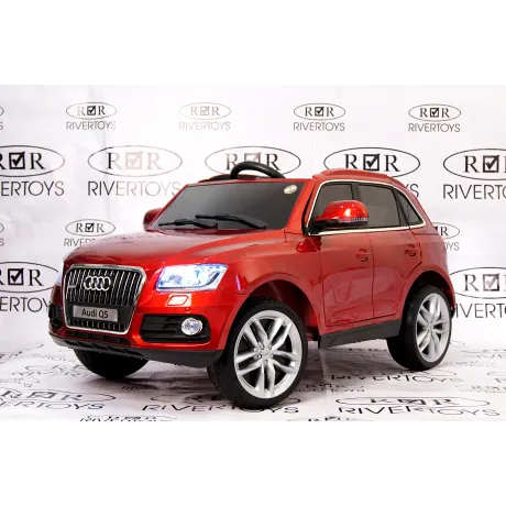 Электромобиль RiverToys AUDI Q5 Cherry - Фото 14