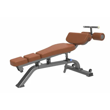 Скамья для пресса регулируемая DHZ Adjustable Decline Bench E-1037В - Фото 2
