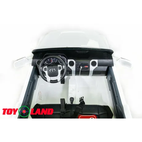 Детский электромобиль ToyLand TOYOTA TUNDRA белый - Фото 8
