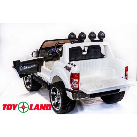 Электромобиль ToyLand Ford Ranger белый - Фото 5