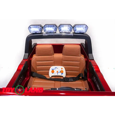 Электромобиль ToyLand Ford Ranger 2017 4x4 красный - Фото 4