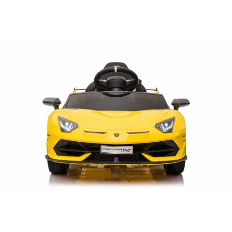 Детский электромобиль RiverToys Lamborghini Aventador SVJ (A333MP) желтый - Фото 3