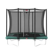 Профессиональный батут BERG Ultim Favorit Regular 280 Green + защитная сетка Safety Net Comfort