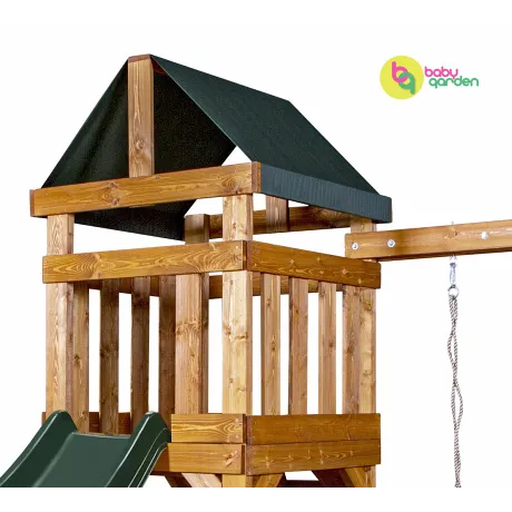 Детская игровая площадка Babygarden Play 2 зеленый - Фото 2