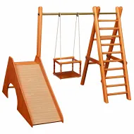 Спортивный комплекс KMS Карусель 5Д.01.01 орех