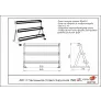 Гантельная стойка 3-ярусная 1500 мм ARMS AR111 - Фото 2